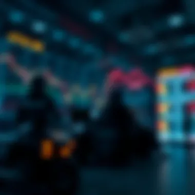 Visual representation of market conditions impacting options