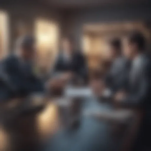 A visual representation of various brokers and their roles in investment