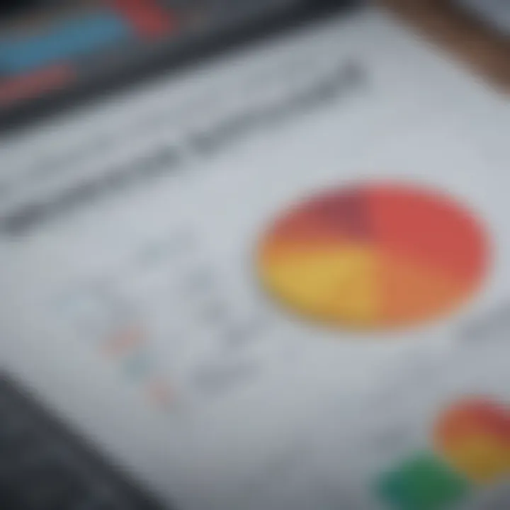 Chart illustrating company performance metrics