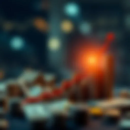 Visual representation of a 401k plan growth over time