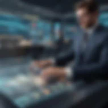 The Future of Banking: Digital Interfaces A modern digital banking interface showcasing user-friendly features