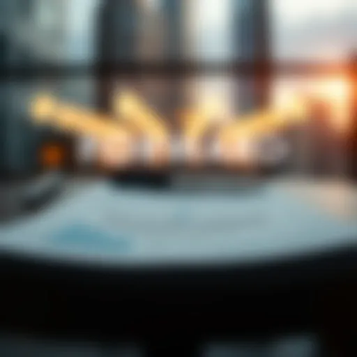 Conceptual illustration of forward contracts in finance