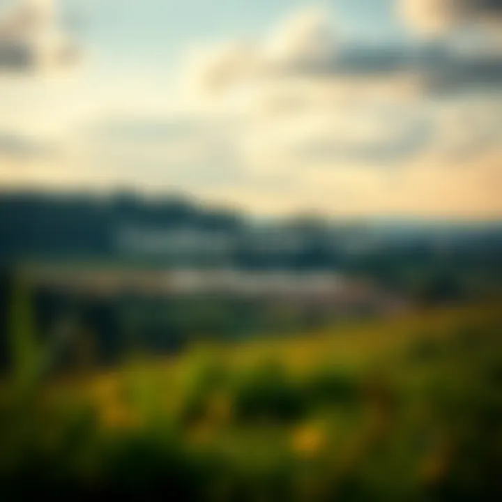 Understanding Different Land Types for Purchase A serene landscape showcasing various land types