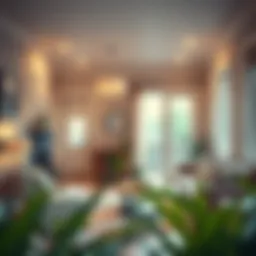 Interior of a well-maintained FHA eligible house