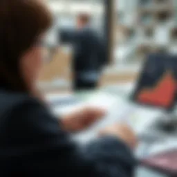 Visual representation of accounts receivable tracking methods