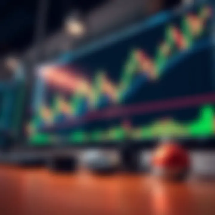 Tools for stock trading on a digital screen