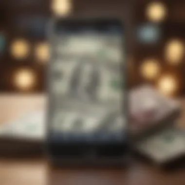 Utilizing Currency Converter Apps A currency converter tool on a smartphone
