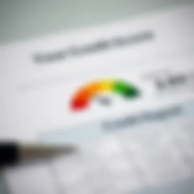 Understanding Your Credit Score Illustration of a credit score report