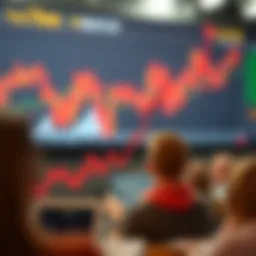 Illustration of a stock market graph showcasing incremental growth