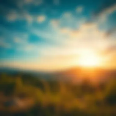 The Value of Patience in Investment Success A serene landscape symbolizing patience in investment strategies
