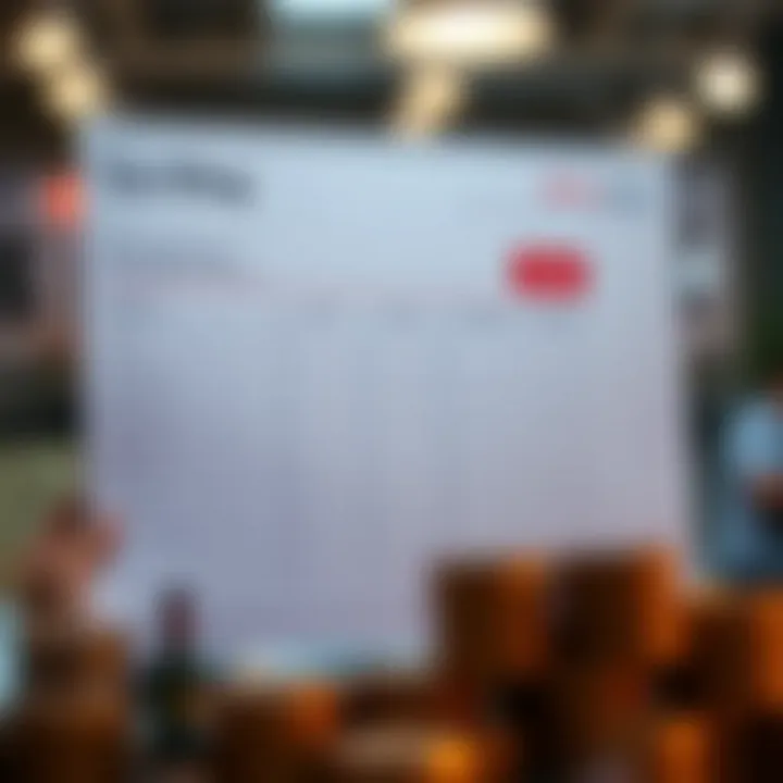 Chart displaying different pricing structures across tax filing services