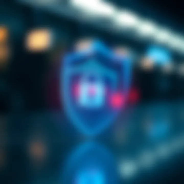 Protection Against Financial Crime A conceptual image of a shield representing protection against financial crime