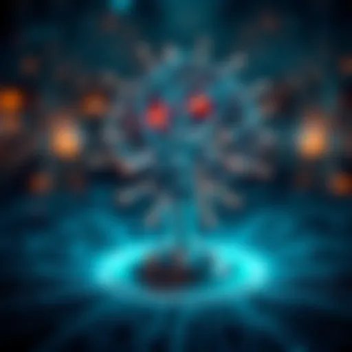 Conceptual representation of artificial intelligence algorithms