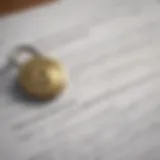 Visual representation of a Non-Disclosure Agreement document with a lock symbol