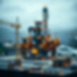 Corporate structure of an oil company