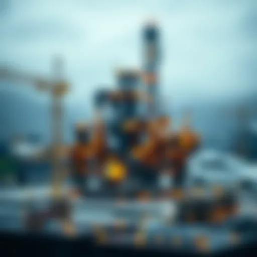 Corporate structure of an oil company