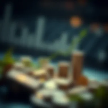 Conceptual image of investment growth