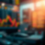 Conceptual representation of stock calls in trading
