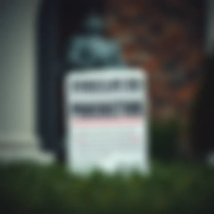 Ominous foreclosure notice