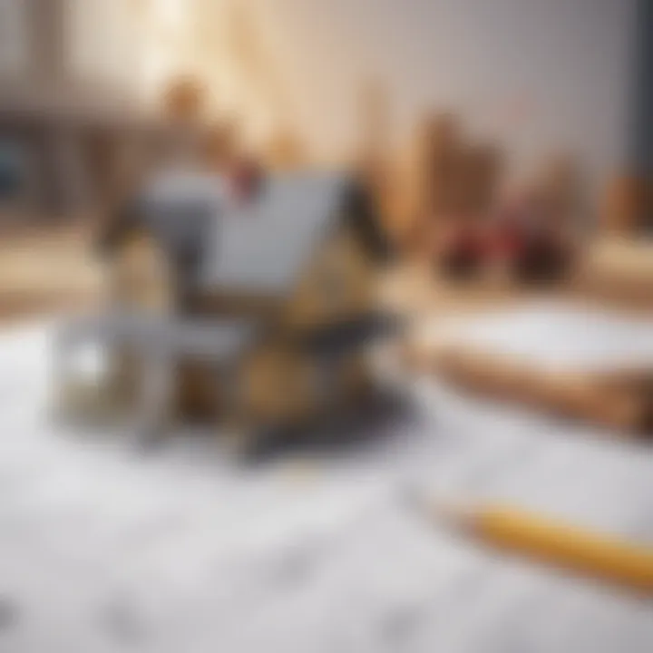 Visual representation of a construction loan application