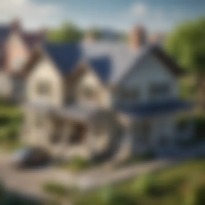 Diagram explaining traditional mortgages in home building
