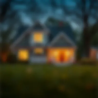 Conceptual illustration of home equity loan benefits