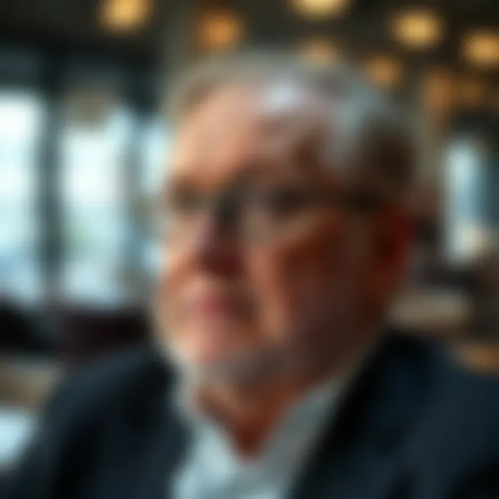 Portrait of a billionaire entrepreneur