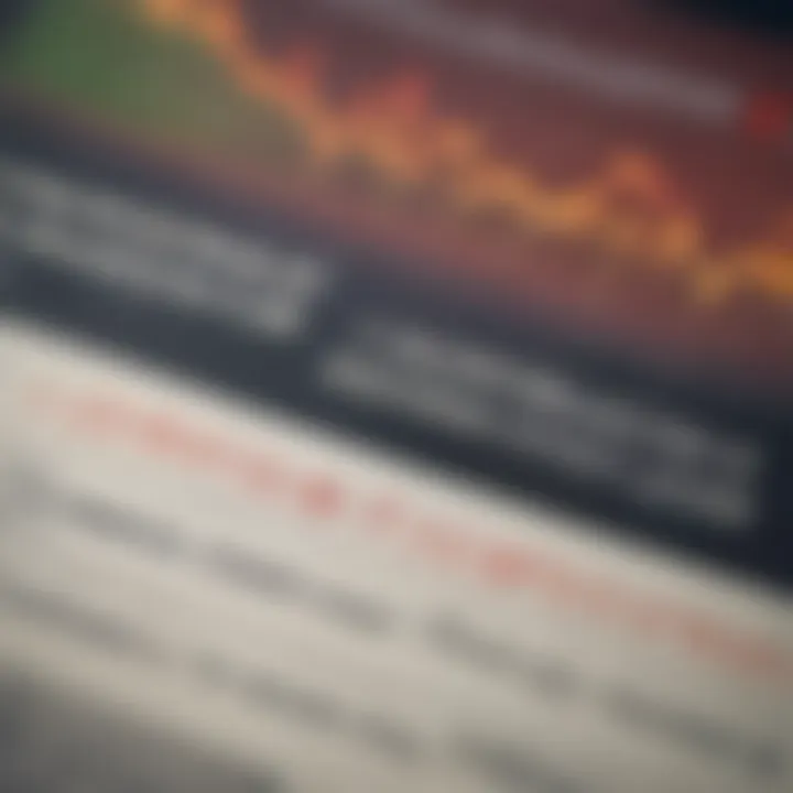 Infographic detailing economic indicators affecting stock returns