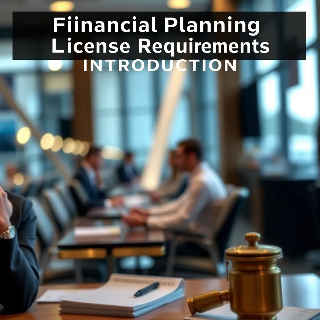 Understanding Financial Planning License Requirements